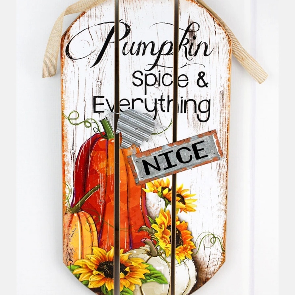 "Pumpkin Spice" Wood Sign